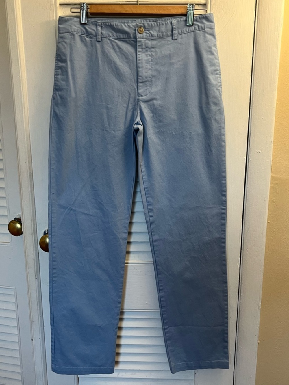 Polo Ralph Lauren Chino Boys' Polo Flat Front Pants Blue Size 18. EUC WORN ONCE